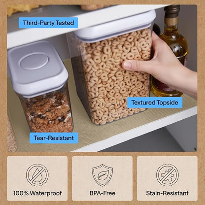 GORILLA GRIP DripGuard Shelf Liner, Non-Adhesive Drawer and Kitchen Cabinet - Image 5