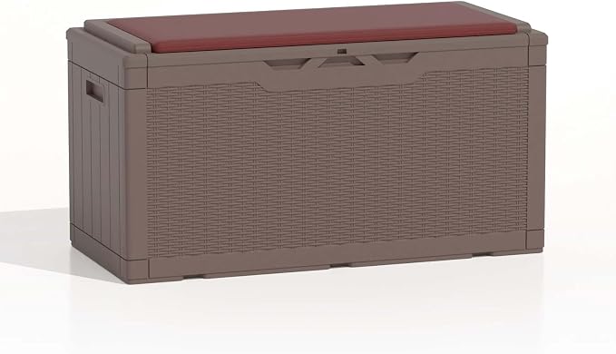 Patiolife 100 Gallon Resin Deck Box by Patiowell