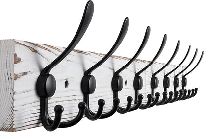 32.2'' Large Coat Rack Wall Mount Coat Hooks by Kuhome