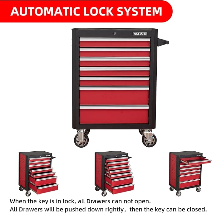 7-Drawer Rolling Tool Chest - Image 6