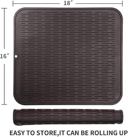 Silicone Dish Drying Mat for Multiple Usage, Easy clean, Eco-friendly, - Image 2