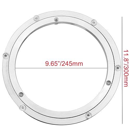 Aluminium Alloy Turntable Bearing, Heavy Duty Swivel Turntable Lazy Susan - Image 2