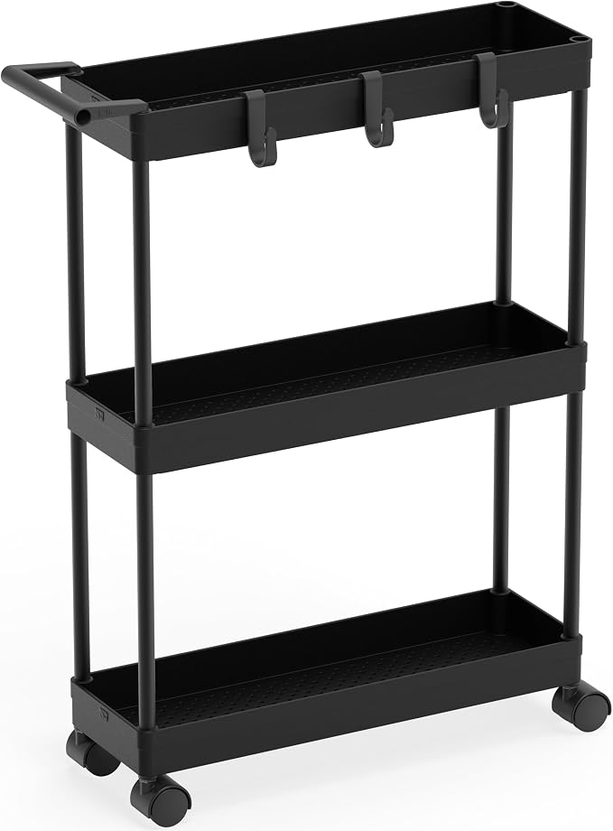 Simple Houseware 3-Tier Slim/Narrow Storage Cart by SimpleHouseware