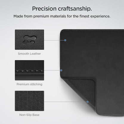 Spigen Desk Pad 35.4" x 15.7" Non-Slip Base Waterproof PU Leather Desk Mat Desk - Image 5
