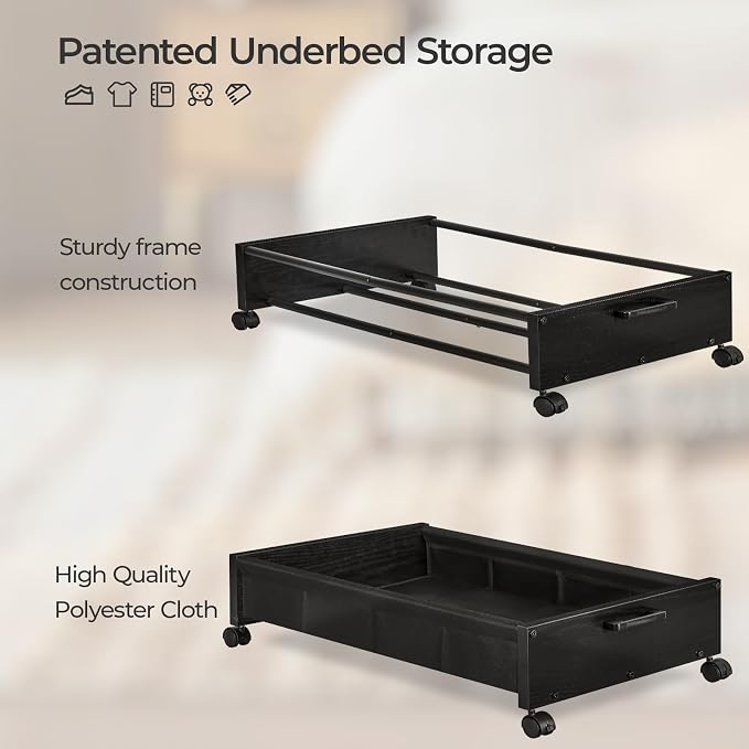 FOUCSSOMEI Under Bed Storage - Image 2