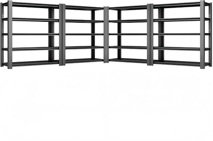 4000 LBS Heavy Duty Garage Shelving, Adjustable Boltless Steel Storage Rack by WOZBUD