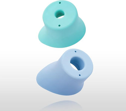 Fullicon 2-Pack Eye Drop Guide for Seniors, Soft & Reusable Eye Drop Dispenser by Fullicon