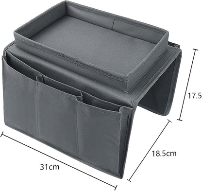 Sofa Armrest Organizer with Top Tray - Image 5