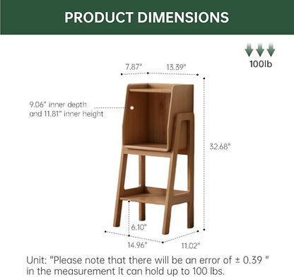 100% Solid Oak Ladder Shelf - Image 2