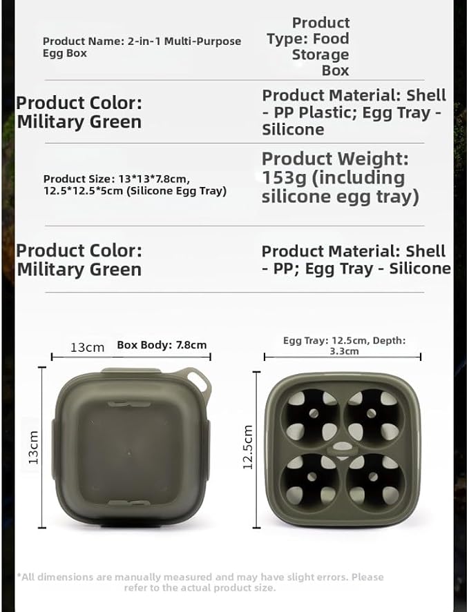 4 Girds Egg Holder Container - Image 9