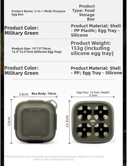 4 Girds Egg Holder Container - Image 9