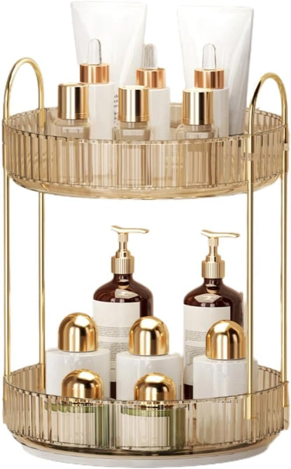360° Rotating Makeup Organizer for Vanity by SiiMMM