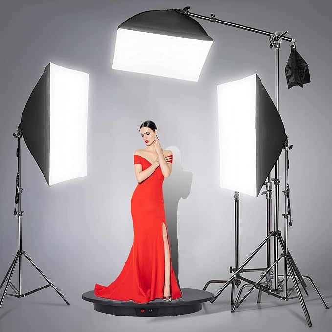 JAYEGT Motorized Rotating Display Stand, 330 Lbs Load ，360 Degree Electric - Image 2
