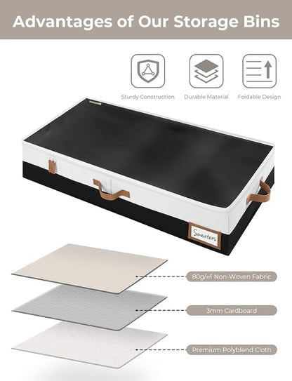 StorageWorks Large Under Bed Storage Containers - Image 5