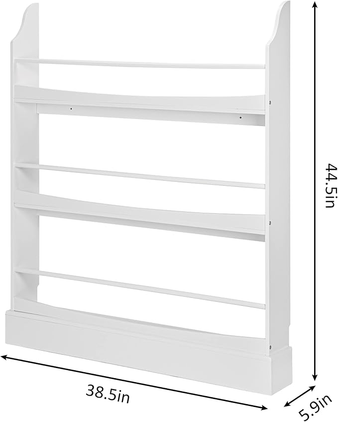 UTEX Kids Bookshelf, 3 Tiers Book Shelf and Storage - Image 2