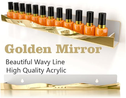 YMVV Wall-Mounted Nail Polish Organizer Rack - Image 3