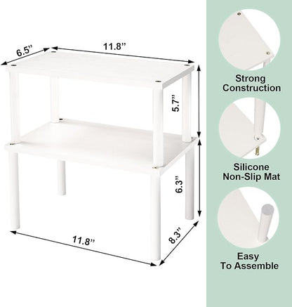 Cabinet Organizer Shelf, Kitchen Counter Shelves, Bamboo Spice Rack Countertop - Image 6