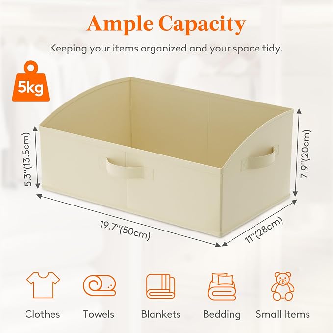 Lifewit Trapezoid Closet Storage Bins - Image 2