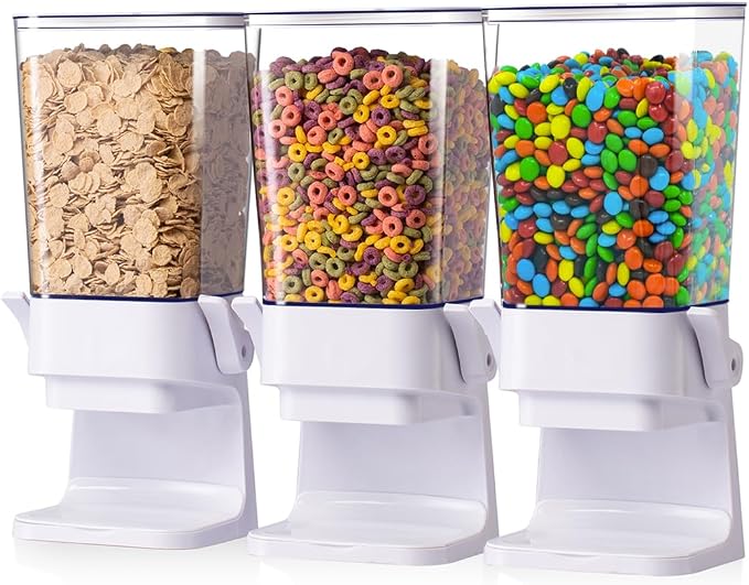 Cereal Dispenser Countertop, Cereal Containers Storage, 5L Organization and by ZeadesignNewProductNewLife