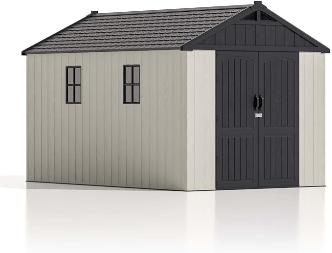 Patiowell 8 x 12 FT Plastic Outdoor Storage Shed - Image 9