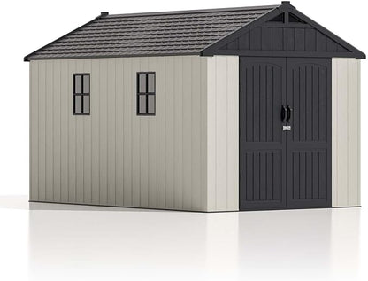 Patiowell 8 x 12 FT Plastic Outdoor Storage Shed - Image 9