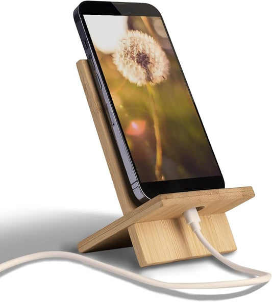 Bamboo Tablet Holder by Healfyya