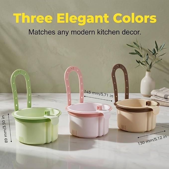 Bvj Multifunctional Hanging Sink Drain Basket, Foldable Hanging Kitchen Sink - Image 6