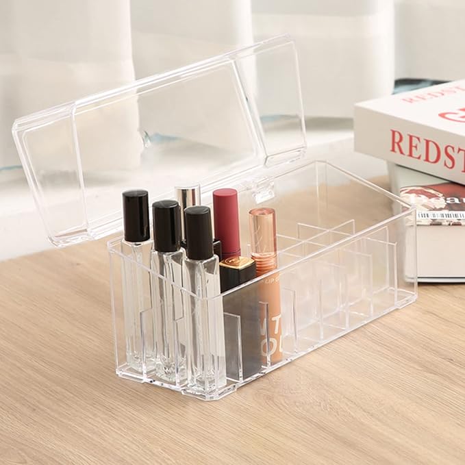 CLUQMEIK Acrylic Rollerball Perfume Organizer Beauty Scent Holder by CLUQMEIK
