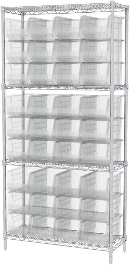Akro-Mils 30240 AkroBins Plastic Storage Bins, Space-Saving Stackable Bins - Image 10
