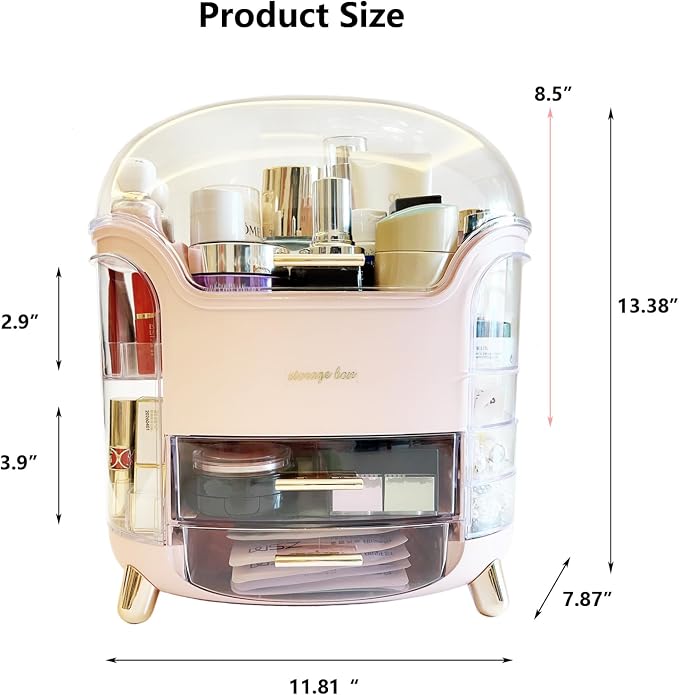 Upgrade Large Makeup Organizer Countertop Vanity Organizer Cosmetic Organizer - Image 4