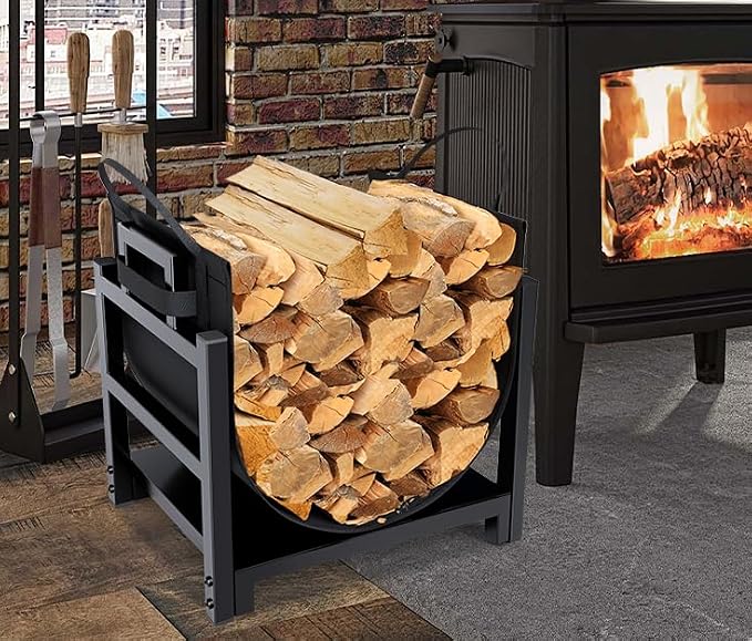 MOFEEZ Firewood Rack Log Holder Indoor - Image 6