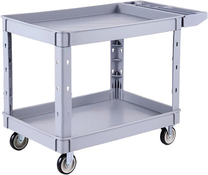 VEVOR Utility Cart, 550 lbs Capacity, 2 Tier Service Cart - Image 9