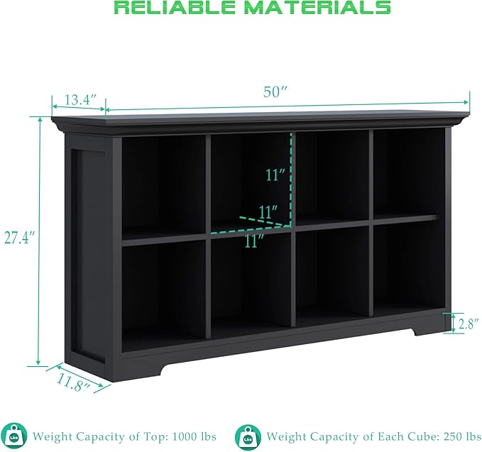 Cube Shelf Bookcase with Base - Image 3