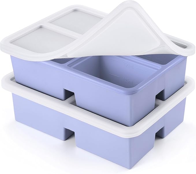 2 PACK 1 Cup Silicone Freezer Trays by BIONMAPLE