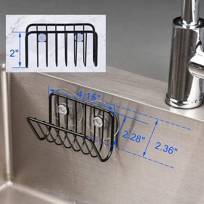 Toplife Sponge Holder for Kitchen Sink, Rust-Proof Suction Cup Sponge Caddy - Image 3