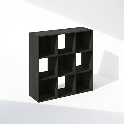 Furinno PELLI Book Shelf, 9-Cube Bookshelf, 3x3 Cube Storage Organizer Bookcase - Image 3