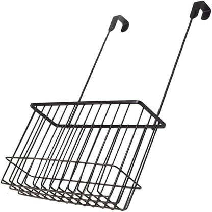 GLEAVI Kitchen Cabinet Door Hanging Basket Punch Iron Wire Storage Organizer by GLEAVI