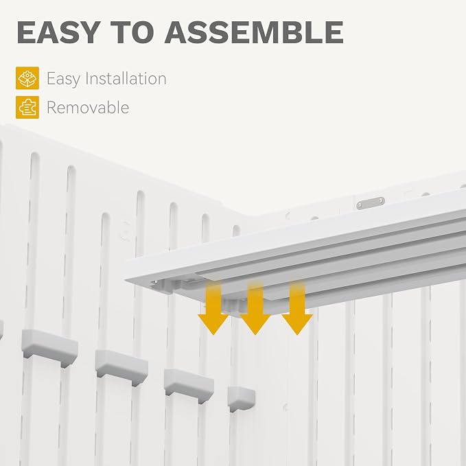 DWVO 2-Pack Resin Storage Shed Shelves, Fit - Image 6