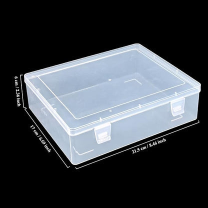 Goodma Small Bead Organizers, 78 Pieces Mixed Sizes Plastic Storage | Clear - Image 3