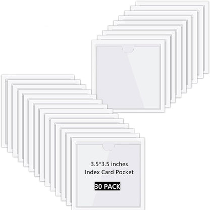 Chinco 30 Pcs Self Adhesive Pockets, Bin Labels by Chinco
