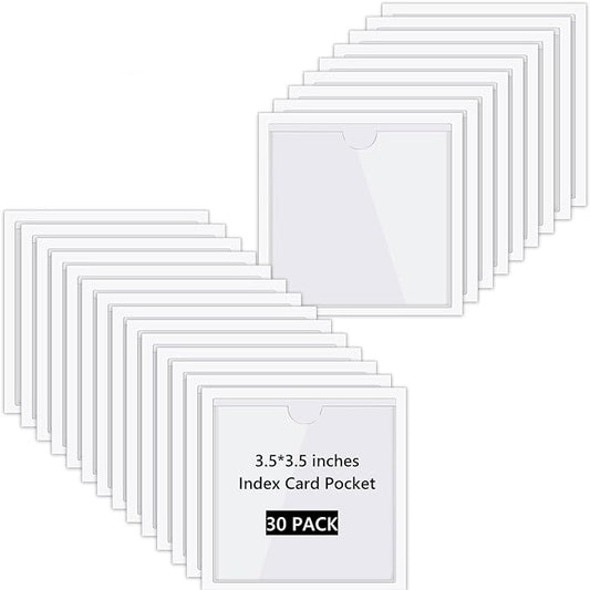 Chinco 30 Pcs Self Adhesive Pockets, Bin Labels by Chinco