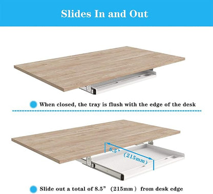FRMSAET Office Furniture Accessories Keyboard Drawer Under Desk Multipurpose - Image 3