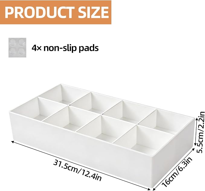 Tea Bag Organizer with 8 Slots, Tea Holder Organizer - Image 2