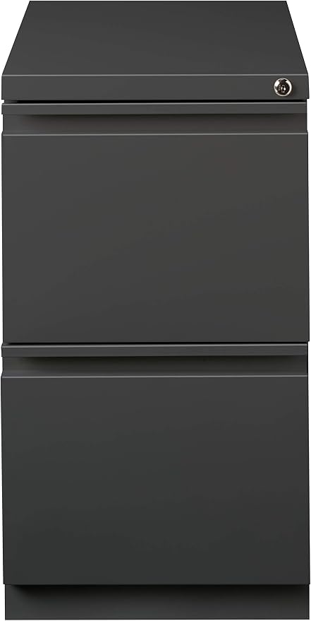 20 Inch Deep Metal Mobile Pedestal File 2 Drawer File-File - Image 4
