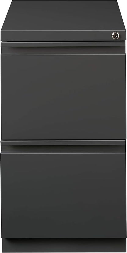 20 Inch Deep Metal Mobile Pedestal File 2 Drawer File-File - Image 4