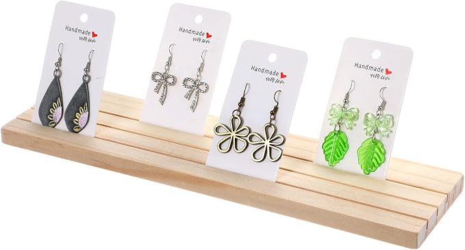 Earring Display Holder, Wooden Display Stand Earring Displays | Perfect by Unknown