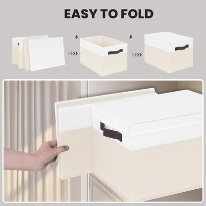 Large Nursery Closet Organizer Bins - 23 QT Decorative Storage Baskets - Image 7