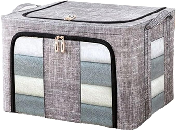 Clothes Organizer | with Clear Window Bag | Large Clothes Storage Bins with Lids by Unknown