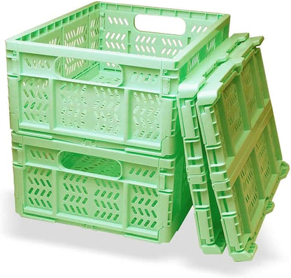 20L Folding Crate, Collapsible Storage Crates by HomeandOfficeStorage