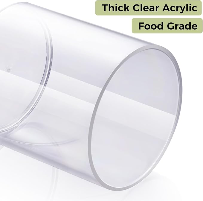 4 Pack Acrylic Qtip Holder Dispenser - Image 3